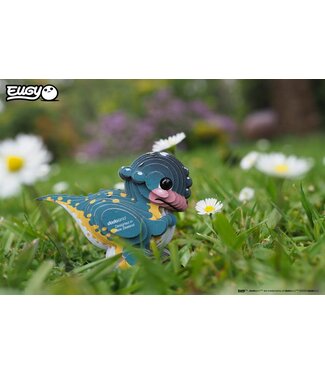 Eugy Eugy | 3D Cardboard Model Kit | Prehistoric Life | Pachycephalosaurus | 6+