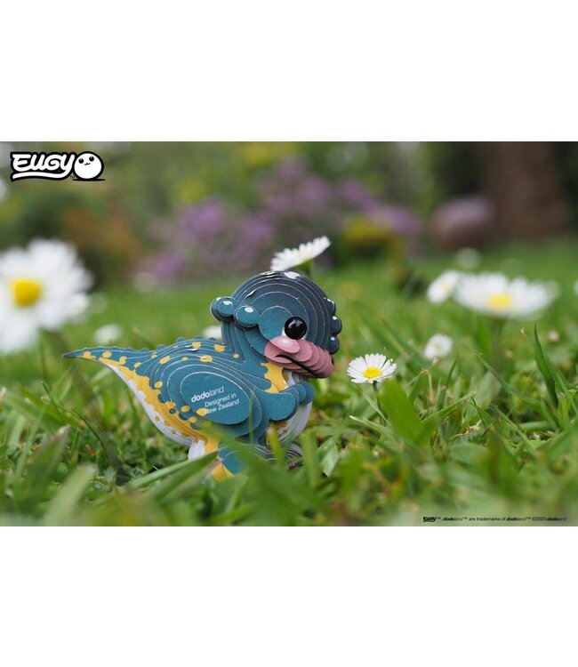 Eugy | 3D Cardboard Model Kit | Prehistoric Life | Pachycephalosaurus | 6+