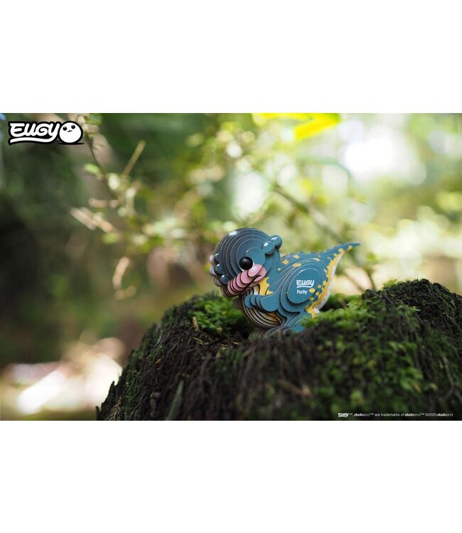 Eugy | 3D Cardboard Model Kit | Prehistoric Life | Pachycephalosaurus | 6+