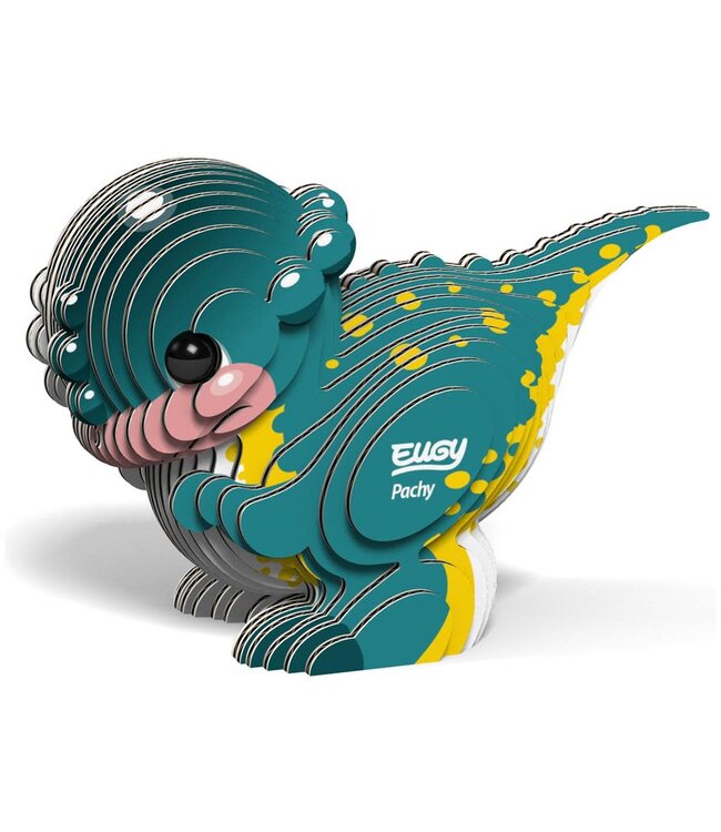 Eugy | 3D Cardboard Model Kit | Prehistoric Life | Pachycephalosaurus | 6+