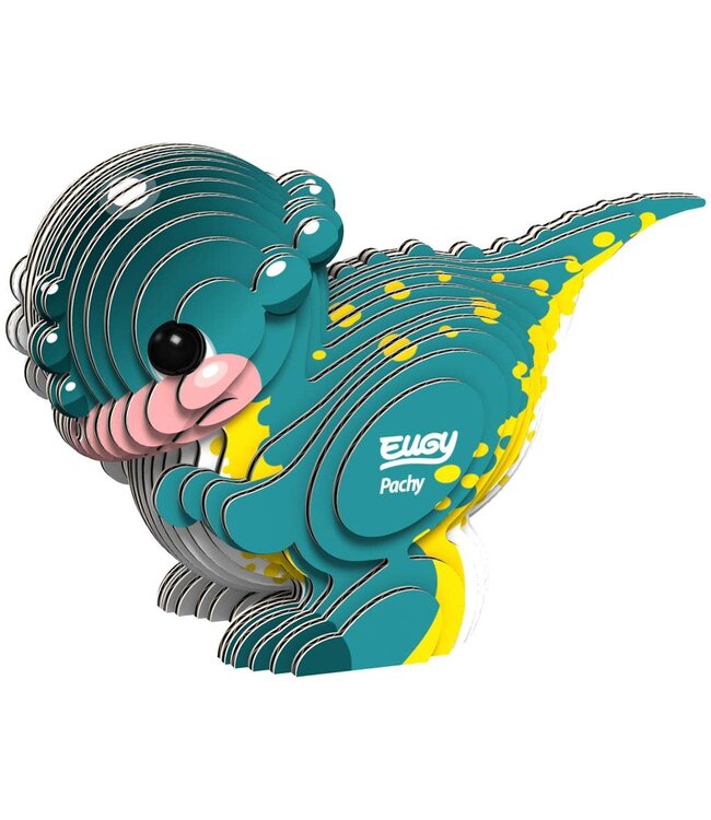 Eugy | 3D Cardboard Model Kit | Prehistoric Life | Pachycephalosaurus | 6+