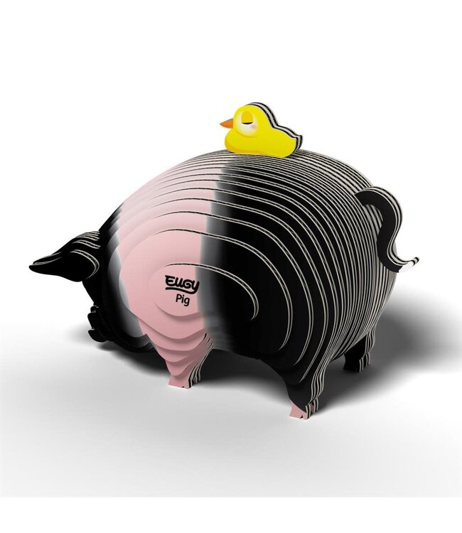 Eugy | 3D Cardboard Model Kit | Farm Life | Varken | 6+