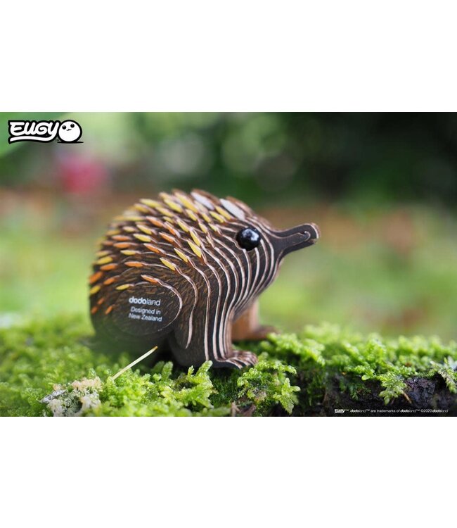 Eugy | 3D Cardboard Model Kit | Wild Life | Echydna - Mierenegel | 6+