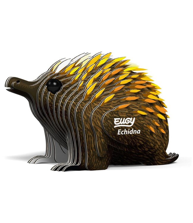 Eugy | 3D Cardboard Model Kit | Wild Life | Echydna - Mierenegel | 6+