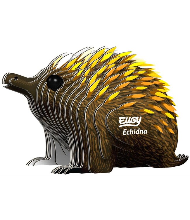 Eugy | 3D Cardboard Model Kit | Wild Life | Echydna - Mierenegel | 6+