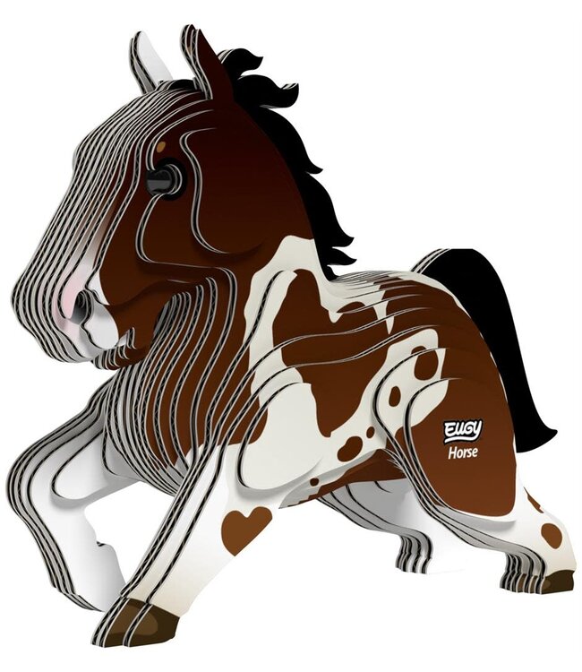 Eugy | 3D Cardboard Model Kit | Farm Life | Paard | 6+