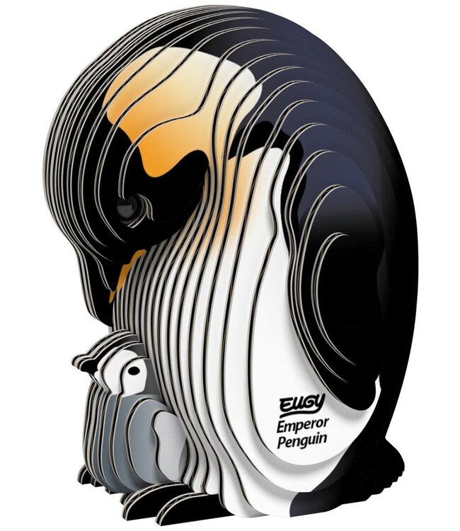 Eugy | 3D Cardboard Model Kit | Sea Life | Emperor Penguin | 6+