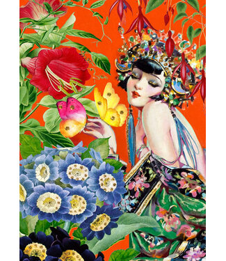 Madame Treacle Madame Treacle | Glitterkaart | Her Friends the Butterflies