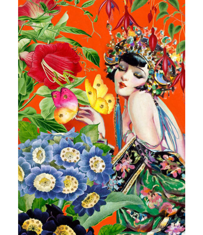 Madame Treacle | Glitterkaart | Her Friends the Butterflies