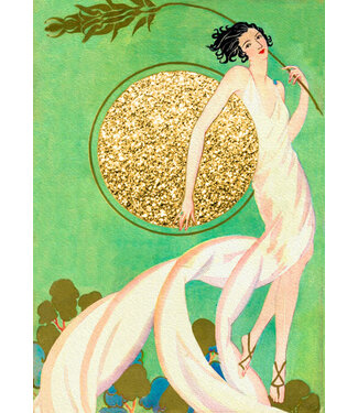 Madame Treacle Madame Treacle | Glitterkaart | Golden