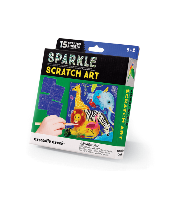 Crocodile Creek | Scratch Art | Animal World  | 5+