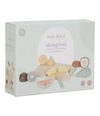 Little Dutch Little Dutch | Houten Snijset | Fruit | 14 delig | 2+