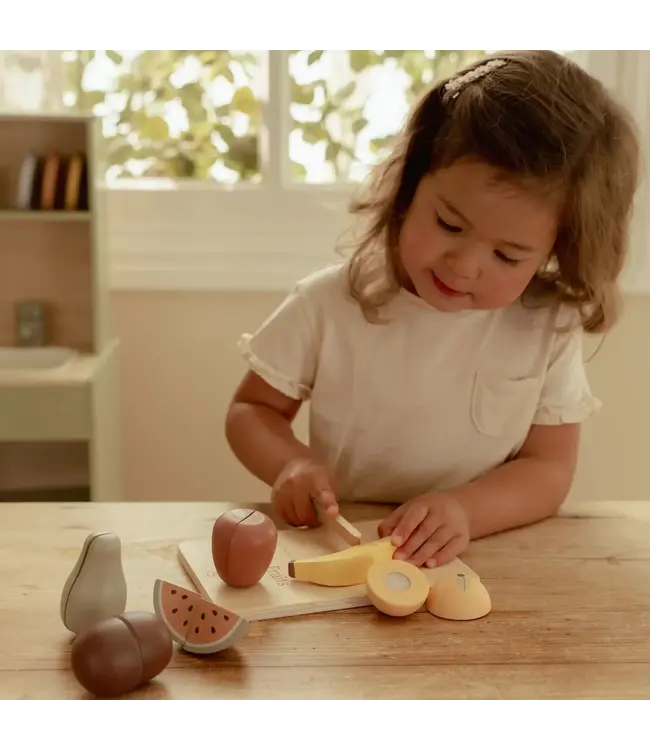 Little Dutch | Houten Snijset | Fruit | 14 delig | 2+