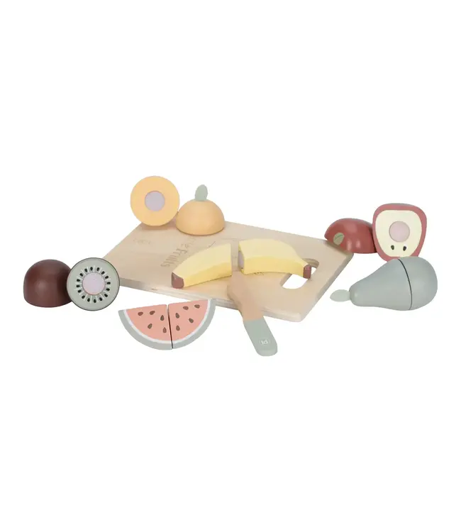 Little Dutch | Houten Snijset | Fruit | 14 delig | 2+