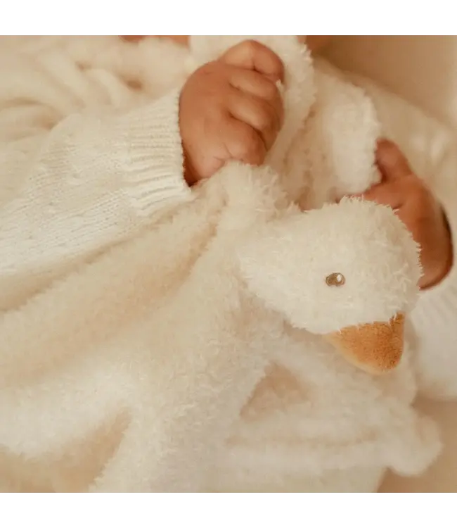 Little Dutch | Knuffeldoek | met Speenhouder | Little Goose | 25 cm | 0+