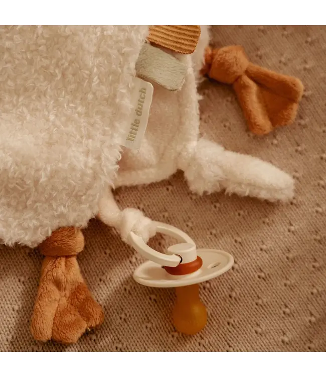 Little Dutch | Knuffeldoek | met Speenhouder | Little Goose | 25 cm | 0+