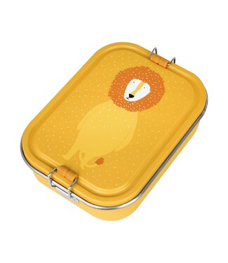 Trixie Trixie | Leeuw | Lunch Box | 100 % Stainless Steel | Sluiting 100 % Silicone | 20 x 15 x 6 cm