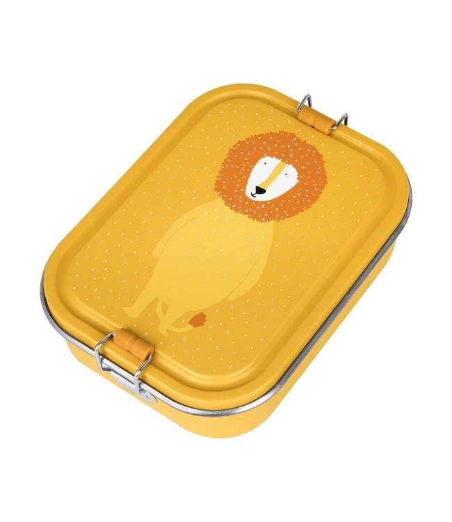 Trixie | Leeuw | Lunch Box | 100 % Stainless Steel | Sluiting 100 % Silicone | 20 x 15 x 6 cm