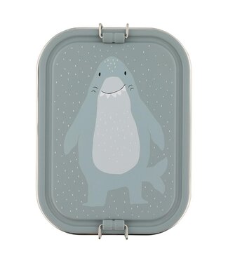 Trixie Trixie | Haai | Lunch Box | 100 % Stainless Steel | Sluiting 100 % Silicone | 20 x 15 x 6 cm