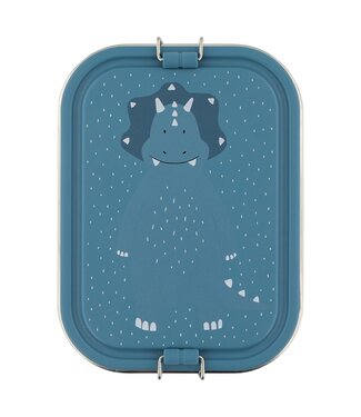 Trixie Trixie | Triceratops | Lunch Box | 100 % Stainless Steel | Sluiting 100 % Silicone | 20 x 15 x 6 cm