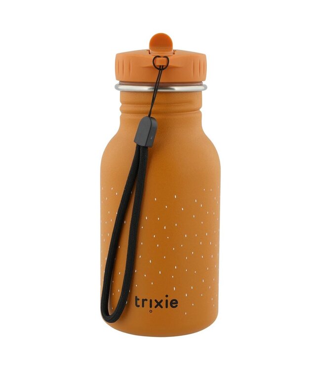 Trixie | Vos | Drinkfles 350 ml | 100 % Stainless Steel | Dop 100 % PP | 15.5 x 6.5 x 6.5 cm