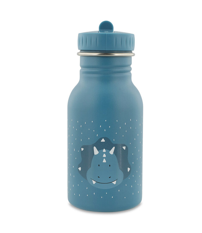 Trixie | Triceratops | Drinkfles 350 ml | 100 % Stainless Steel | Dop 100 % PP | 15.5 x 6.5 x 6.5 cm