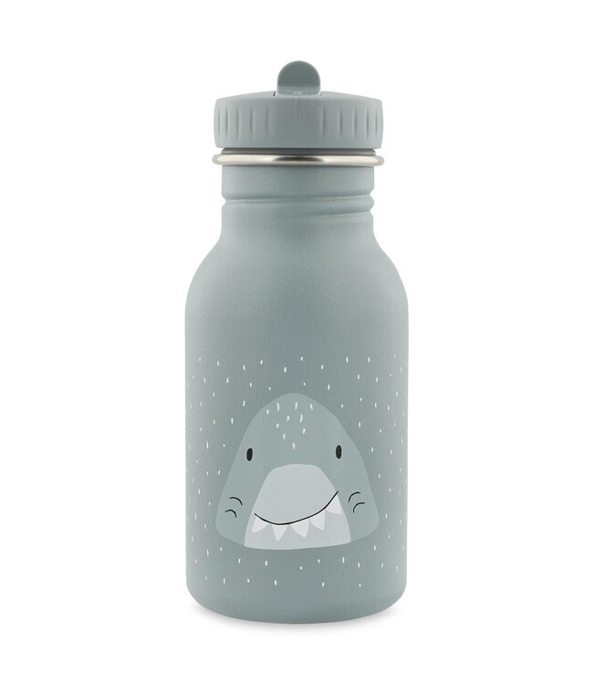 Trixie | Haai | Drinkfles 350 ml | 100 % Stainless Steel | Dop 100 % PP | 15.5 x 6.5 x 6.5 cm