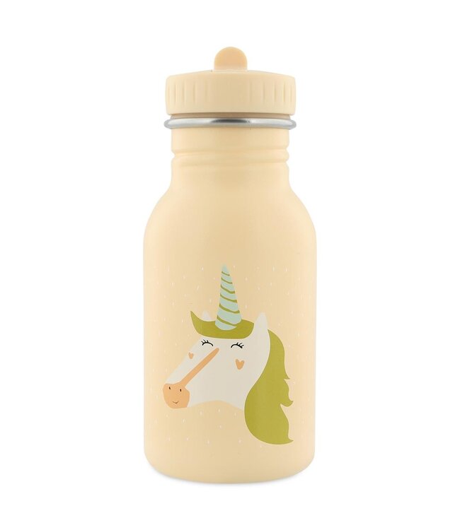 Trixie | Eenhoorn | Drinkfles 350 ml | 100 % Stainless Steel | Dop 100 % PP | 15.5 x 6.5 x 6.5 cm