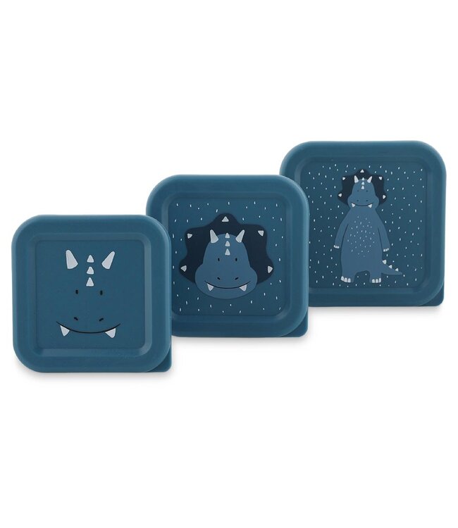 Trixie | Triceratops | Snack Box | 3 delig | 11,5 x 11,5 x 6,5 cm