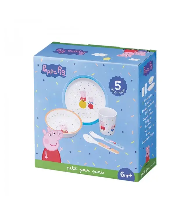 Petit Jour Paris | Peppa Pig | Giftset | 5 delig | + 6 mnd