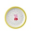 Petit Jour Petit Jour Paris | Peppa Pig | Bord Met Opstaande Rand | Gele rand | 18 cm | + 6 mnd