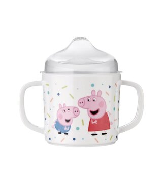 Petit Jour Petit Jour | Peppa Pig | Mok Met Twee Oren | met Afneembare Deksel | 160 ml | +6 mnd