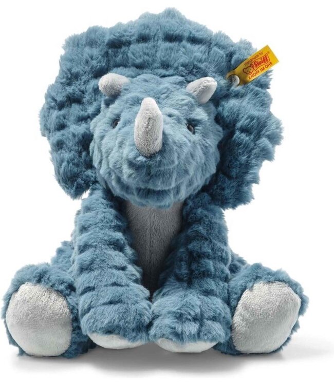 Steiff | Soft Cuddly Friends | Dino Serie | Dixi Triceratops | 28 cm | 0+