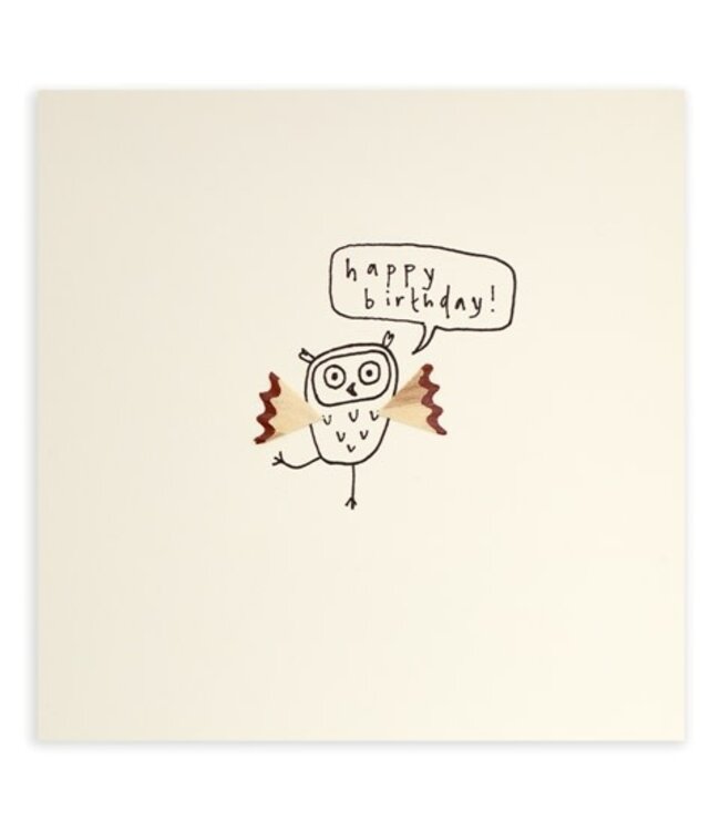 Pencil Shavings Cards by Ruth Jackson | Uil | Happy Birthday !