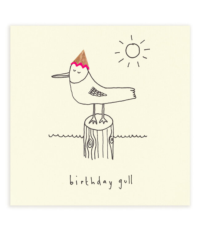 Pencil Shavings Cards by Ruth Jackson | Seagull | Birthday Gull