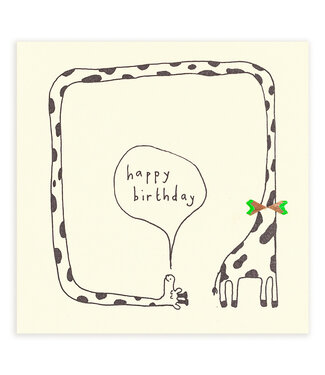 Pencil Shavings Cards by Ruth Jackson | Giraffe  | Happy Birthday Sweetie