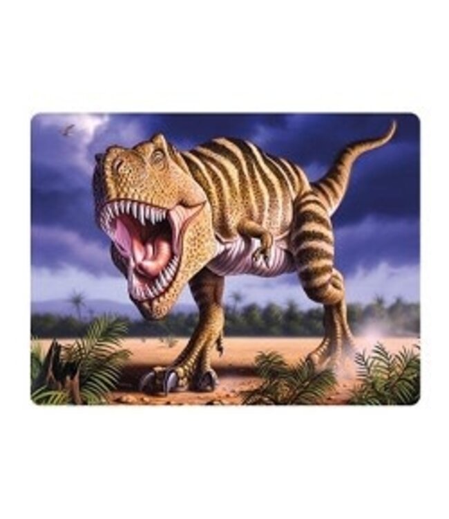 Live Life | 3D | Ansichtkaart | 15,4 x 11,3 cm | Brown T-Rex