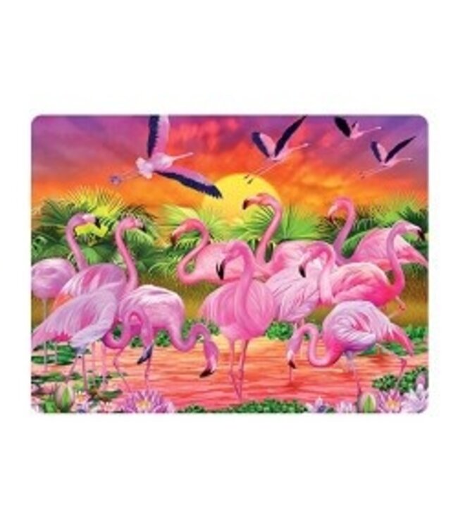 Live Life | 3D | Ansichtkaart | 15,4 x 11,3 cm | Flamingo Lingo