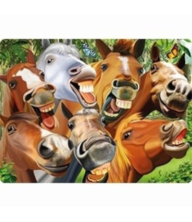 Live Life | 3D | Ansichtkaart | 15,4 x 11,3 cm | Horsing Around