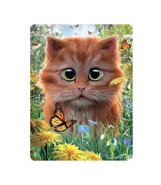 Live-Life Live Life | 3D | Ansichtkaart | 15,4 x 11,3 cm | Ginger Kitten