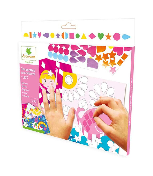 Sycomore | Stickers plakken | 370 stickers | 3+