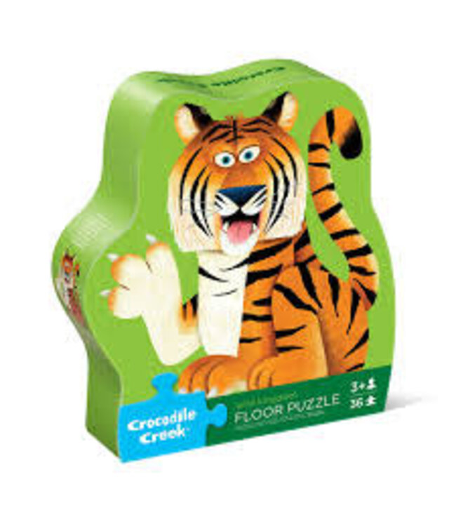 Crocodile Creek | Shaped Box Floor Puzzle | Wild Kingdom | 36 stukjes | 3+