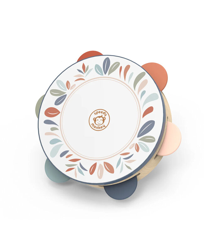 Speedy Monkey | Houten Tambourijn | 17,5 x 4,5 cm | 3+
