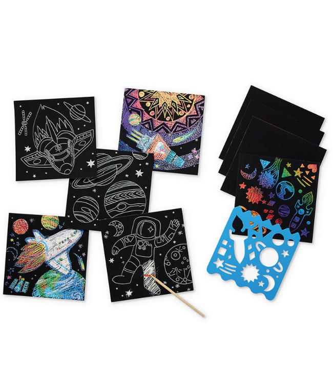 Crocodile Creek | Sparkle Scratch Art | Space Explorer | 5+