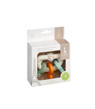 Sophie de Giraf Sophie de Giraf | Bijtring | Textured Teething Keys | 0+