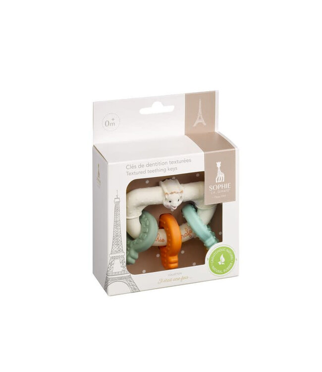Sophie de Giraf | Bijtring | Textured Teething Keys | 0+