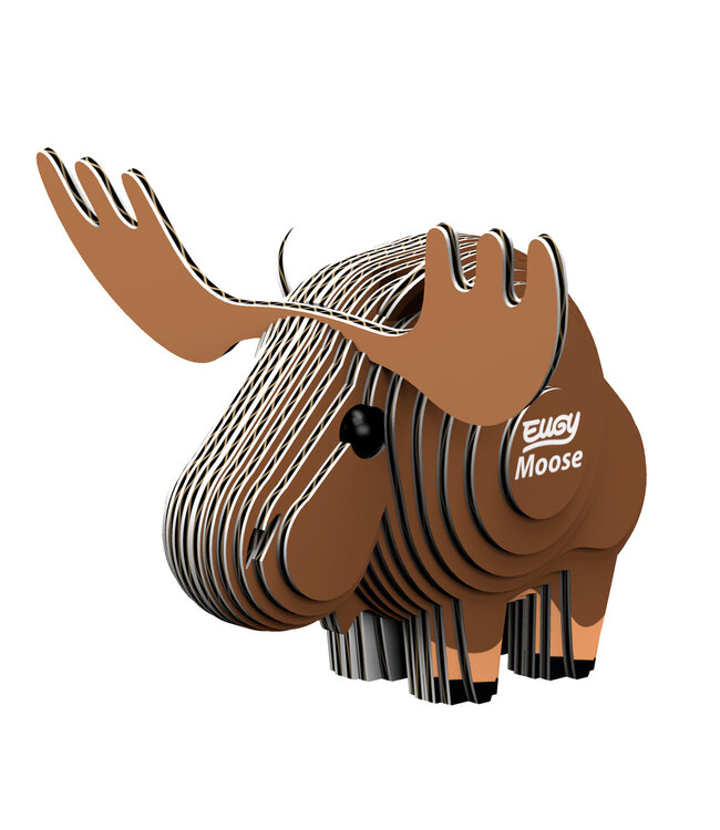 Eugy | 3D Cardboard Model Kit | Forest Life | Eland 6+