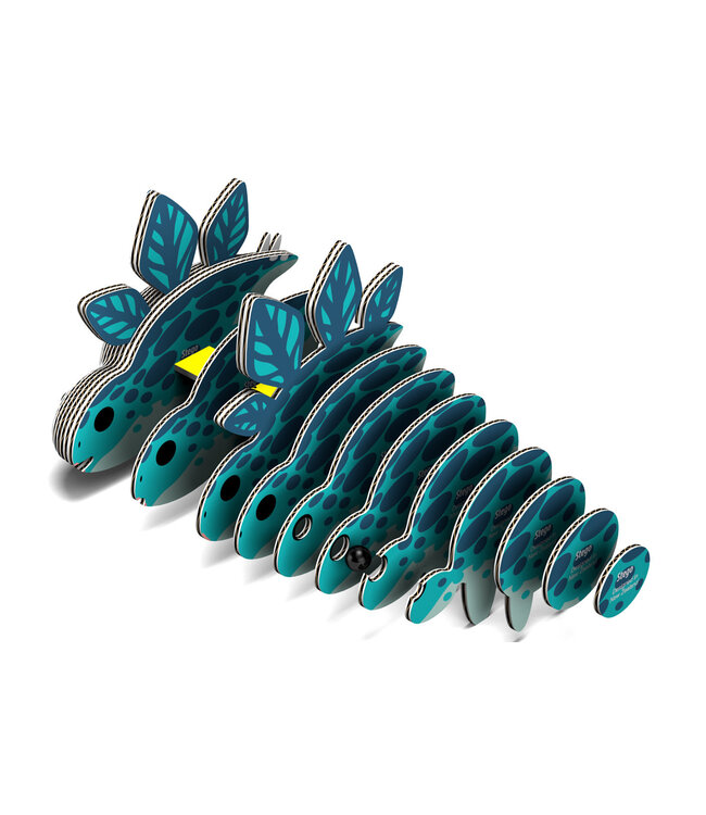 Eugy | 3D Cardboard Model Kit | Prehistoric Life | Stegosaurus | 6+