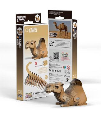 Eugy Eugy | 3D Cardboard Model Kit | Wild Life | Kameel | 6+
