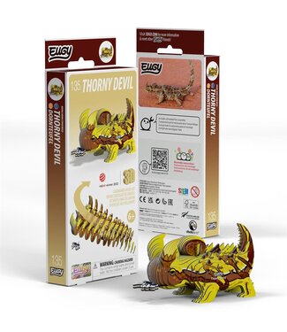 Eugy Eugy | 3D Cardboard Model Kit | Fantasy | Thorny Devil | 6+